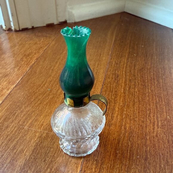 Vintage (1940s?) Miniature Hurricane Oil Lamp - Picture 1 of 6